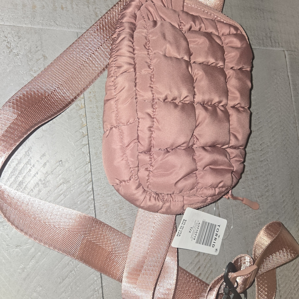 Torrid Blush Quilted Crossbody Bag